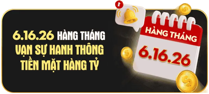 Thưởng Nạp Hàng Ngày Sgd777